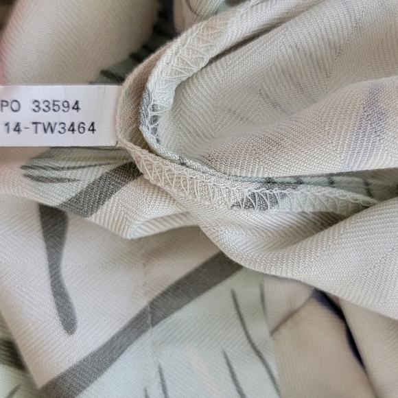 Tommy Bahama Multi Color Print Silk Short Sleeve Button Down Camp Shirt Sz L - Picture 9 of 10